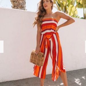 Savona Stripped Tie Pants